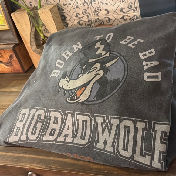 Charcoal Hoodie with White W Patch M-L - Picture 1 of 4